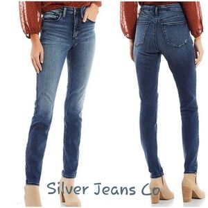 Silver Jeans Co Women’s Most Wanted Skinny jeans Size 30 Medium wash Mid rise